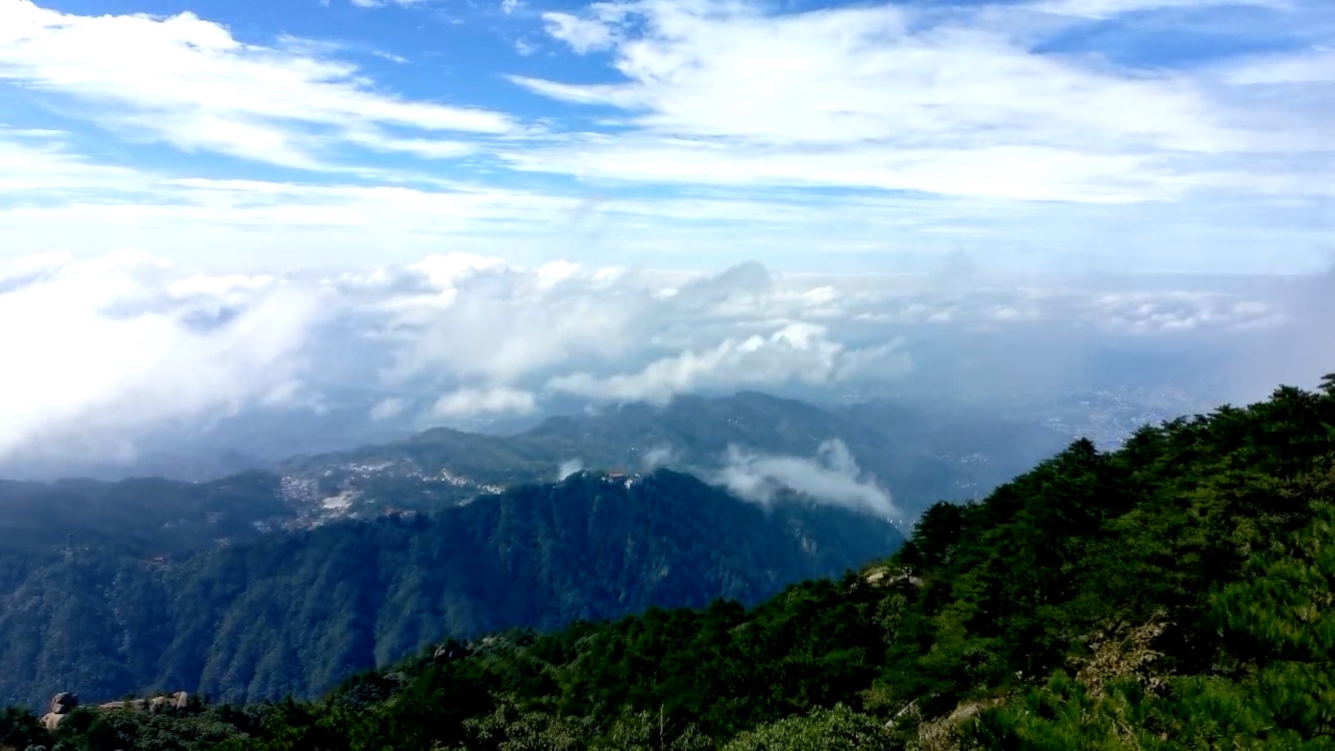 九华山-莲峰云海