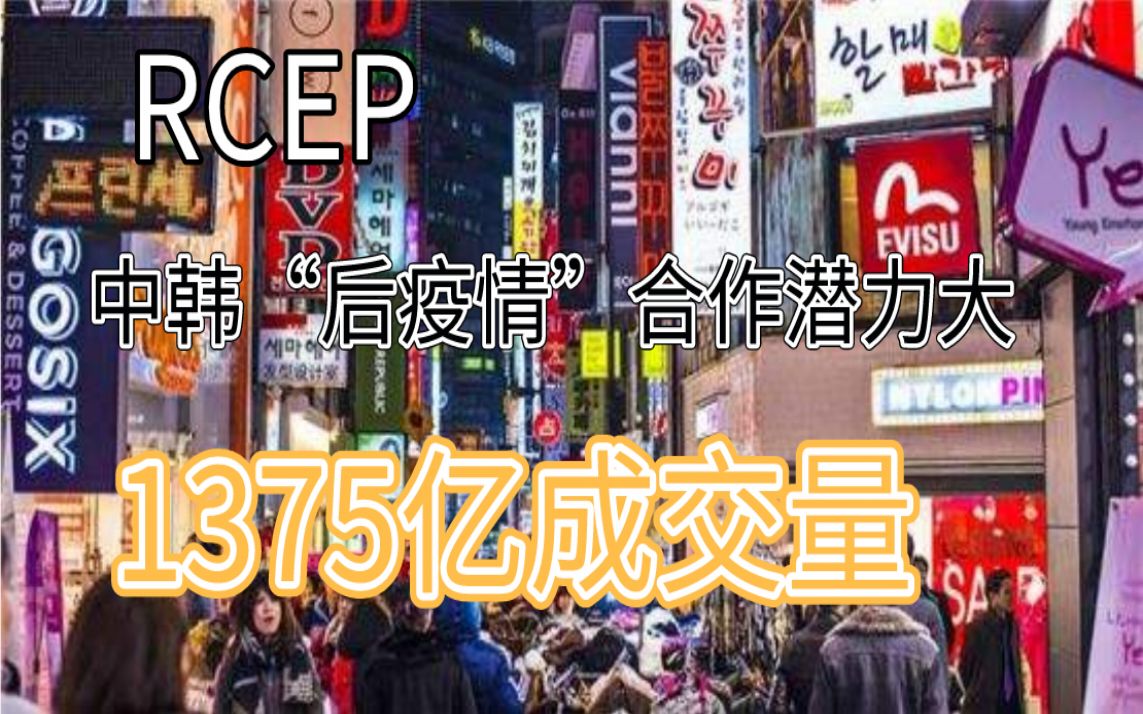 RCEP 韩国市场1375亿成交量,揭秘韩国增长最快的几大电商平台哔哩哔哩bilibili