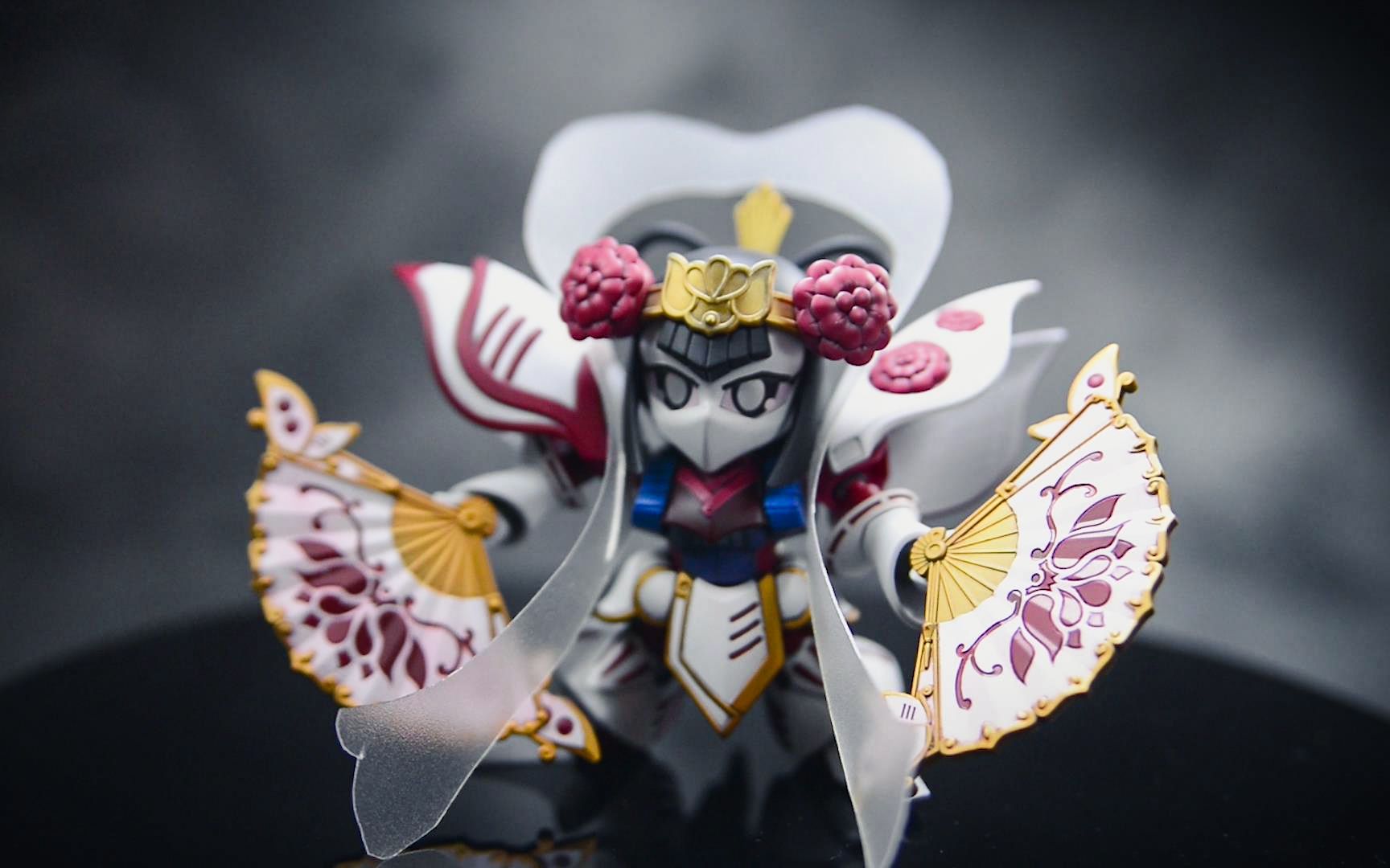 【模行】第十一期:sd bb战士 三国传 貂蝉 喷涂制作分_哔哩哔哩_bili