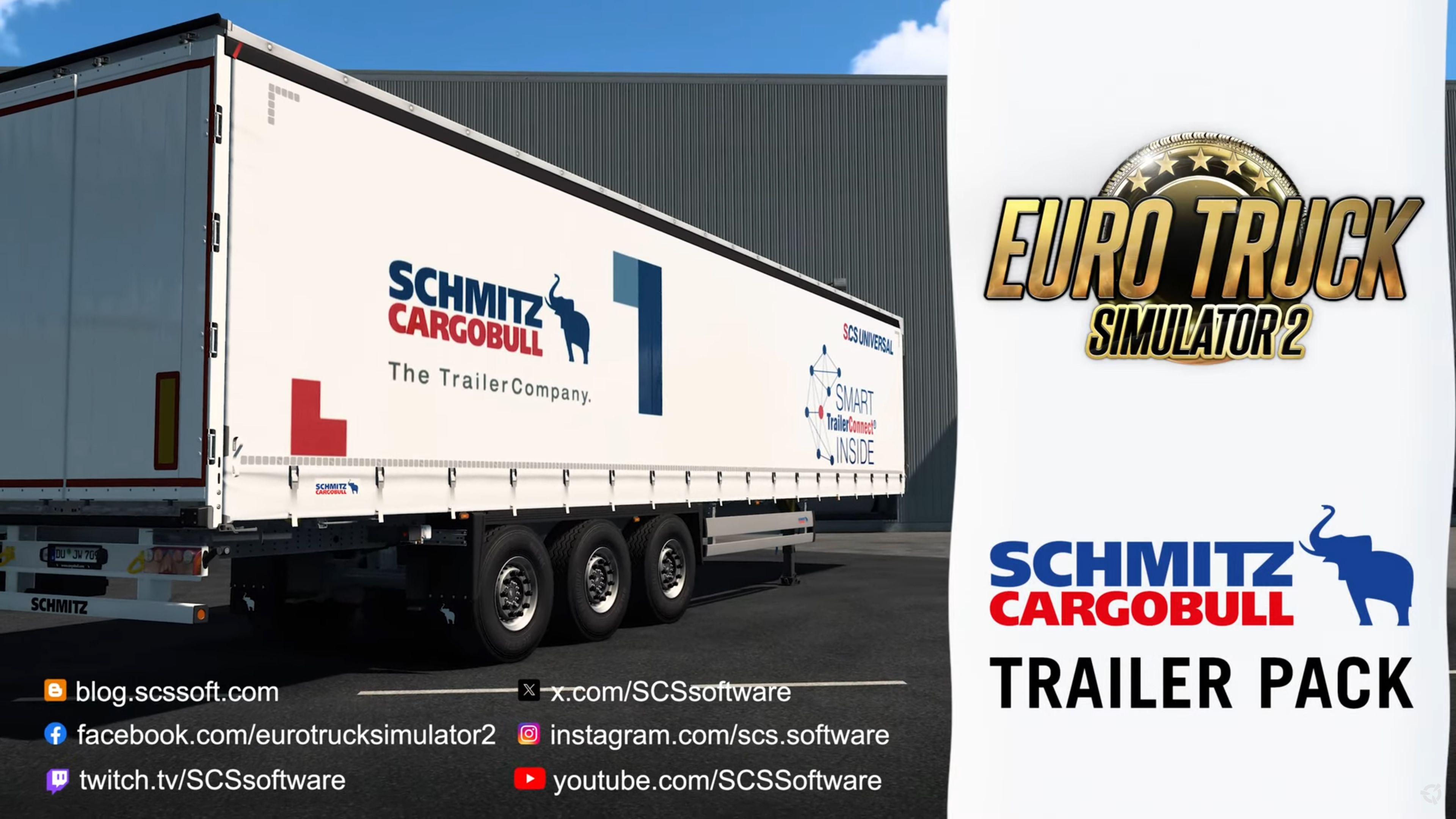 【欧卡2资讯转载 4k】施密茨schmitz挂车包dlc现已发售!