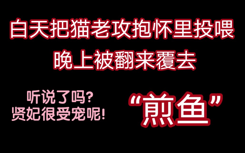 [图]【推文】甜宠原耽：惊！贤妃能极受宠爱的原因竟然是……舍身为鱼“喂”猫 反差萌猫皇帝攻x可爱猫奴厨师受