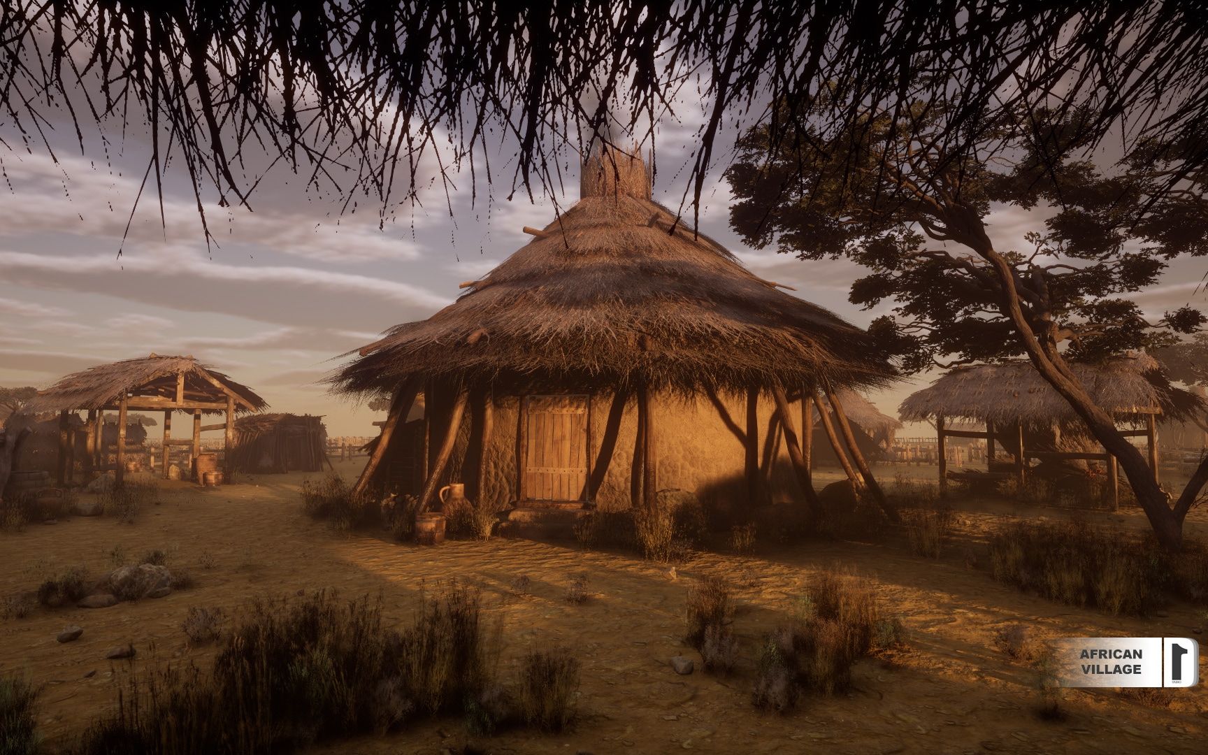 【ue5】高质量原始部落村庄场景分享