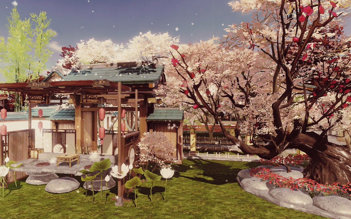 [一梦江湖宅邸锁心居]手机党零氪五级汀心苑装修,一个月的浩大工程