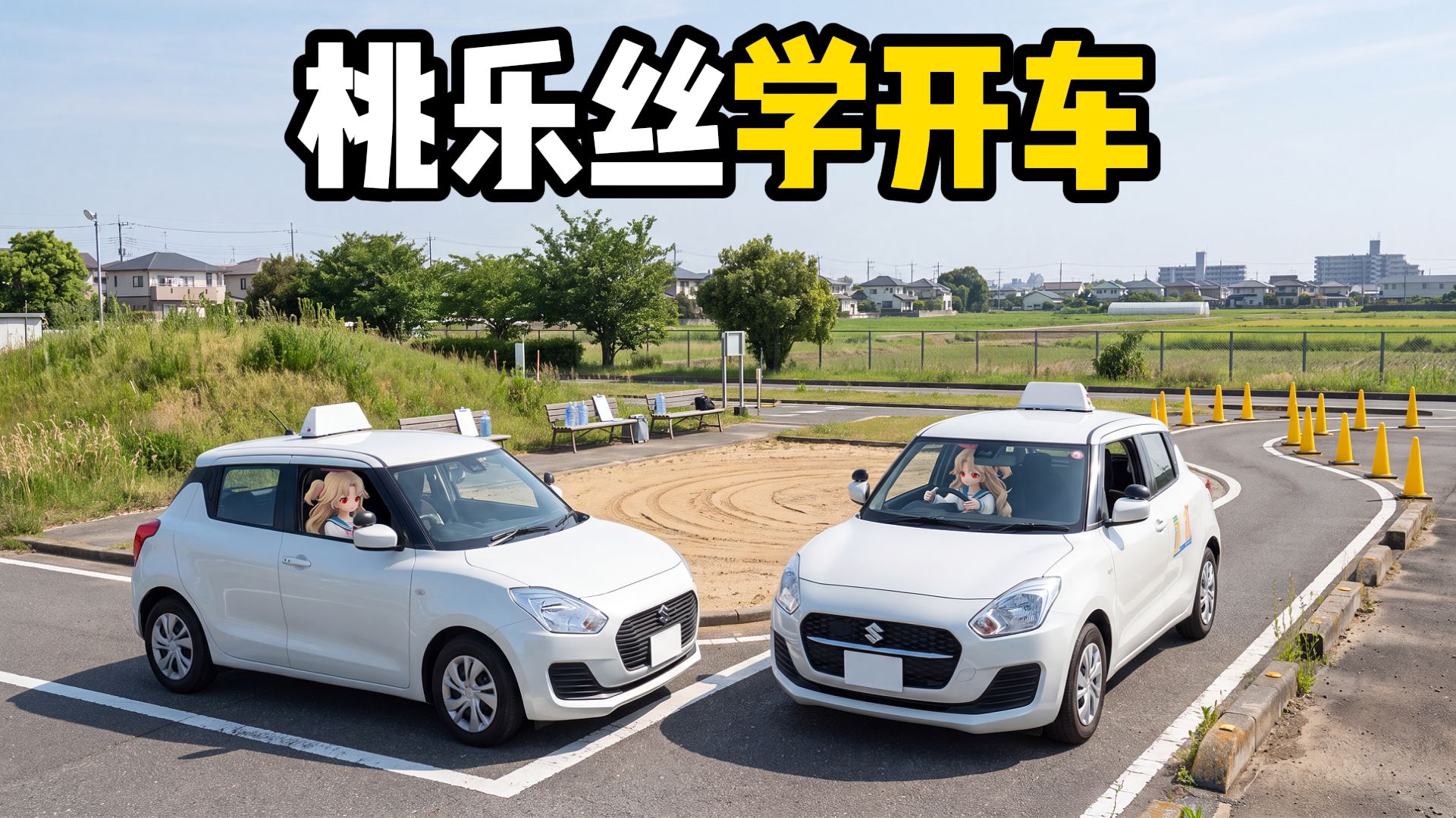 桃乐丝学开车的一天！