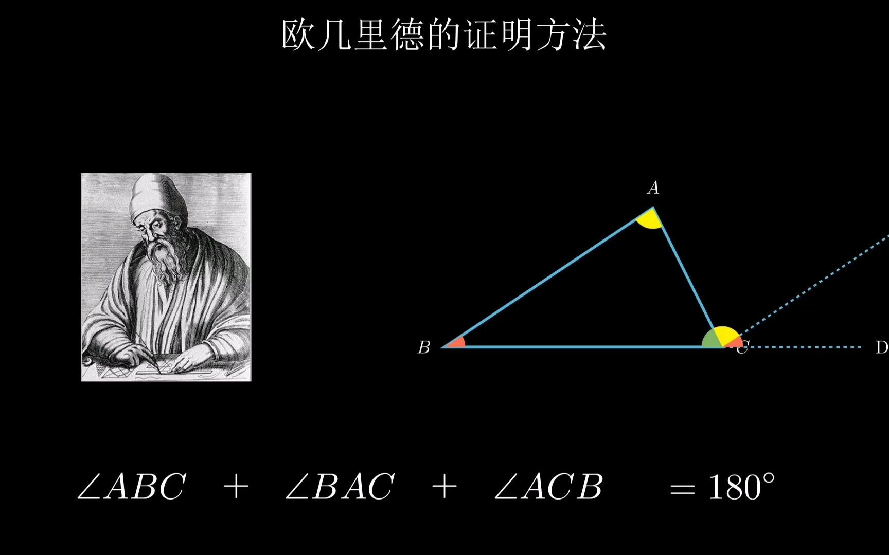 黎曼几何学三角形图图片