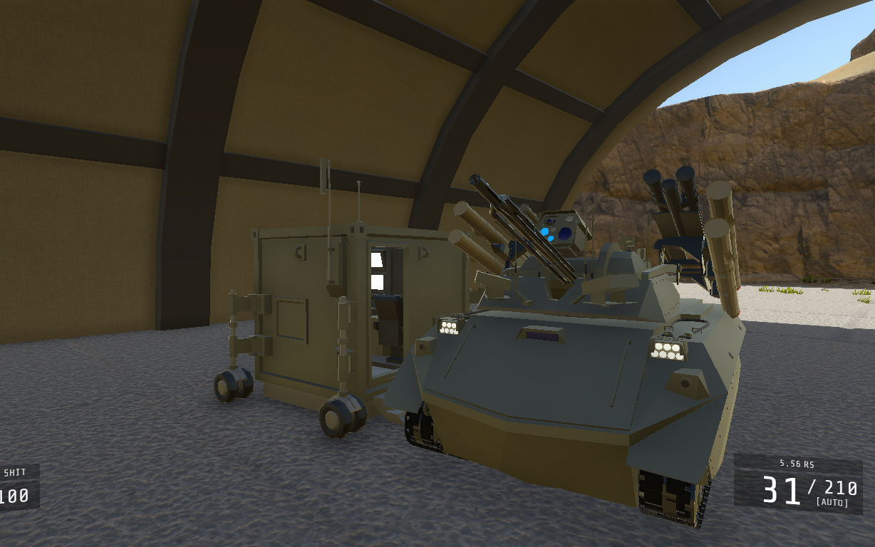 【战地模拟器】uran-9 ucgv(天王星-9无人战车)