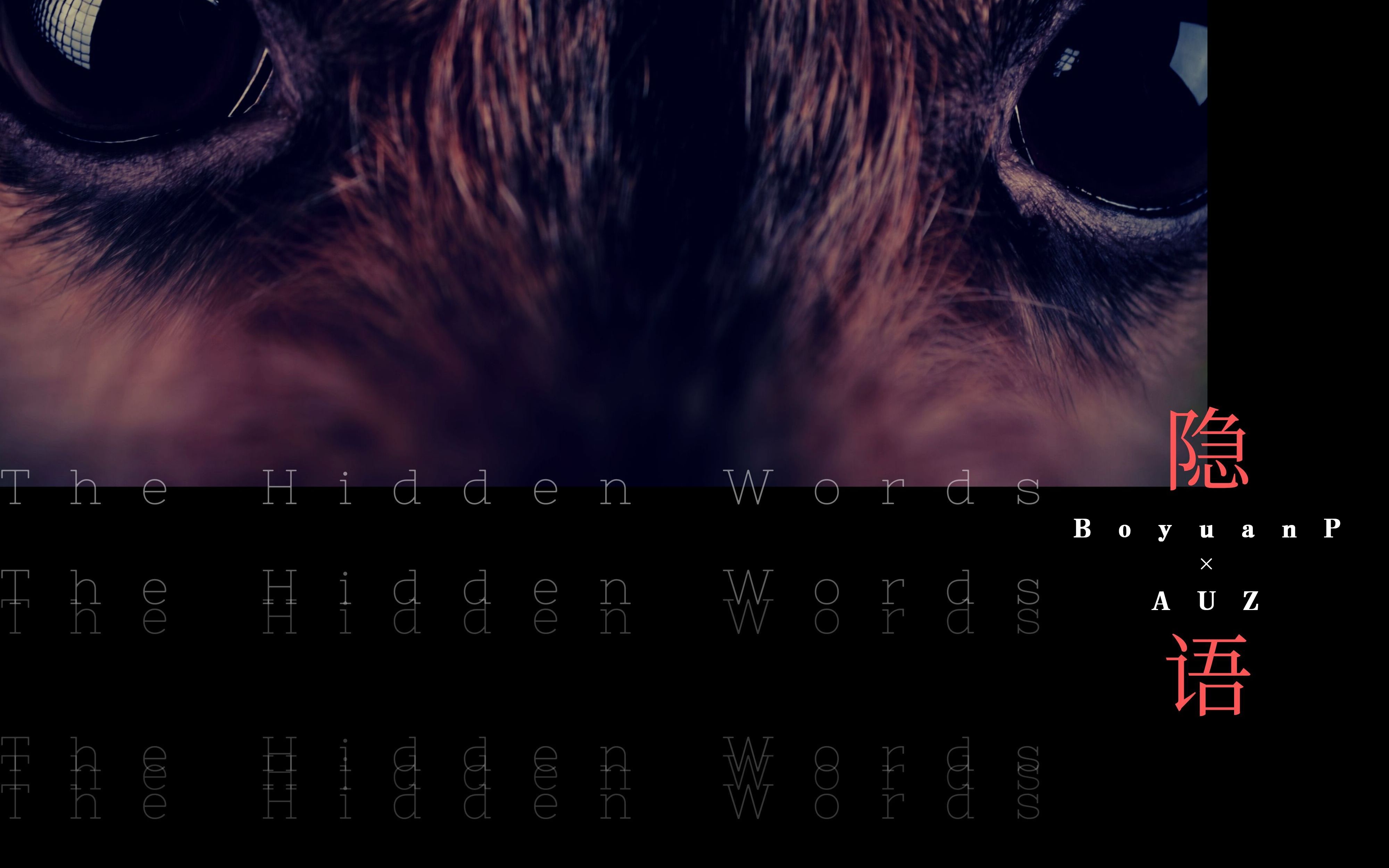 【BoyuanPXAUZ原创】隐语 The Hidden Words【BoyuanP个人同名专辑收录】哔哩哔哩bilibili