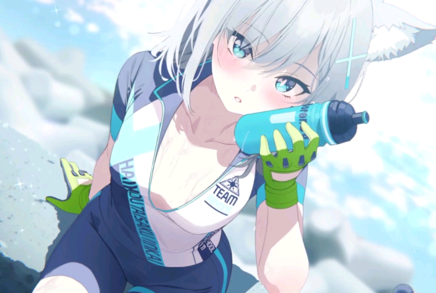 白子(单车)壁纸