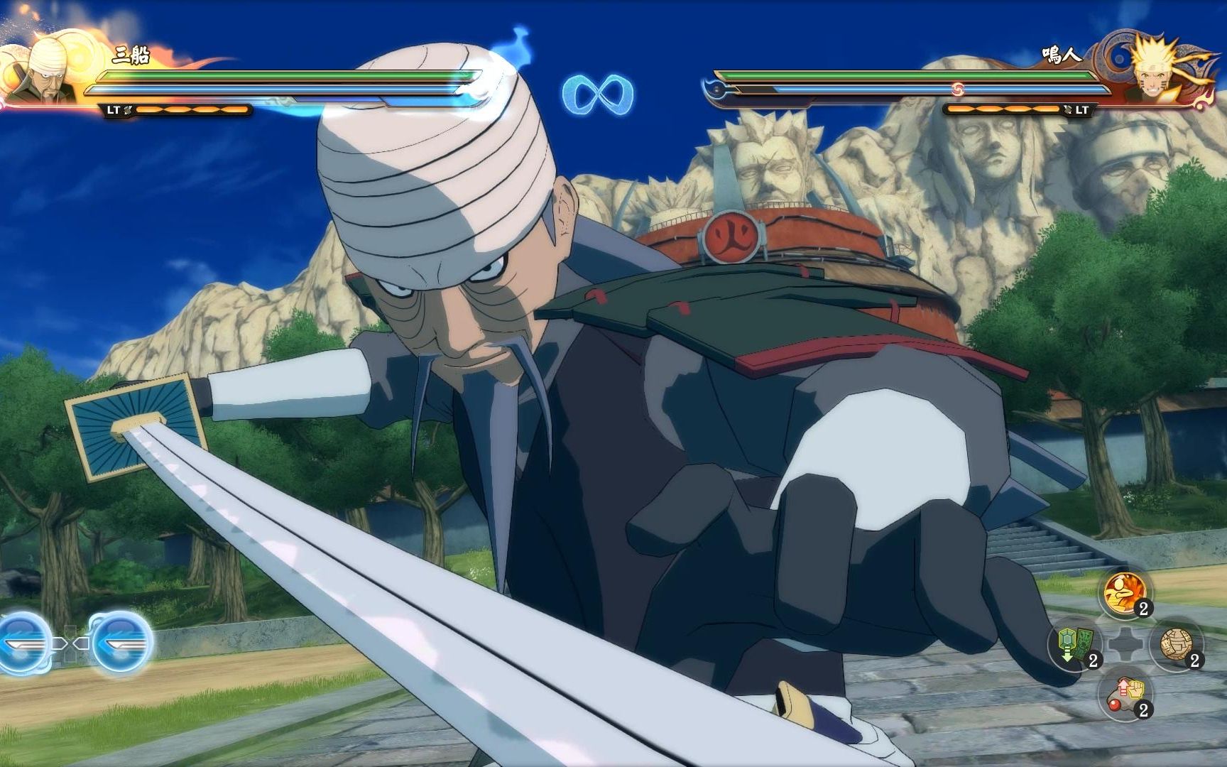 火影忍者究极风暴4:武士三船,独有奥义居合斩