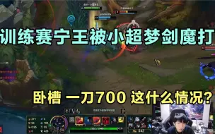 Descargar video: 宁王被小超梦剑魔打傻了：卧槽 一刀700 这什么情况？