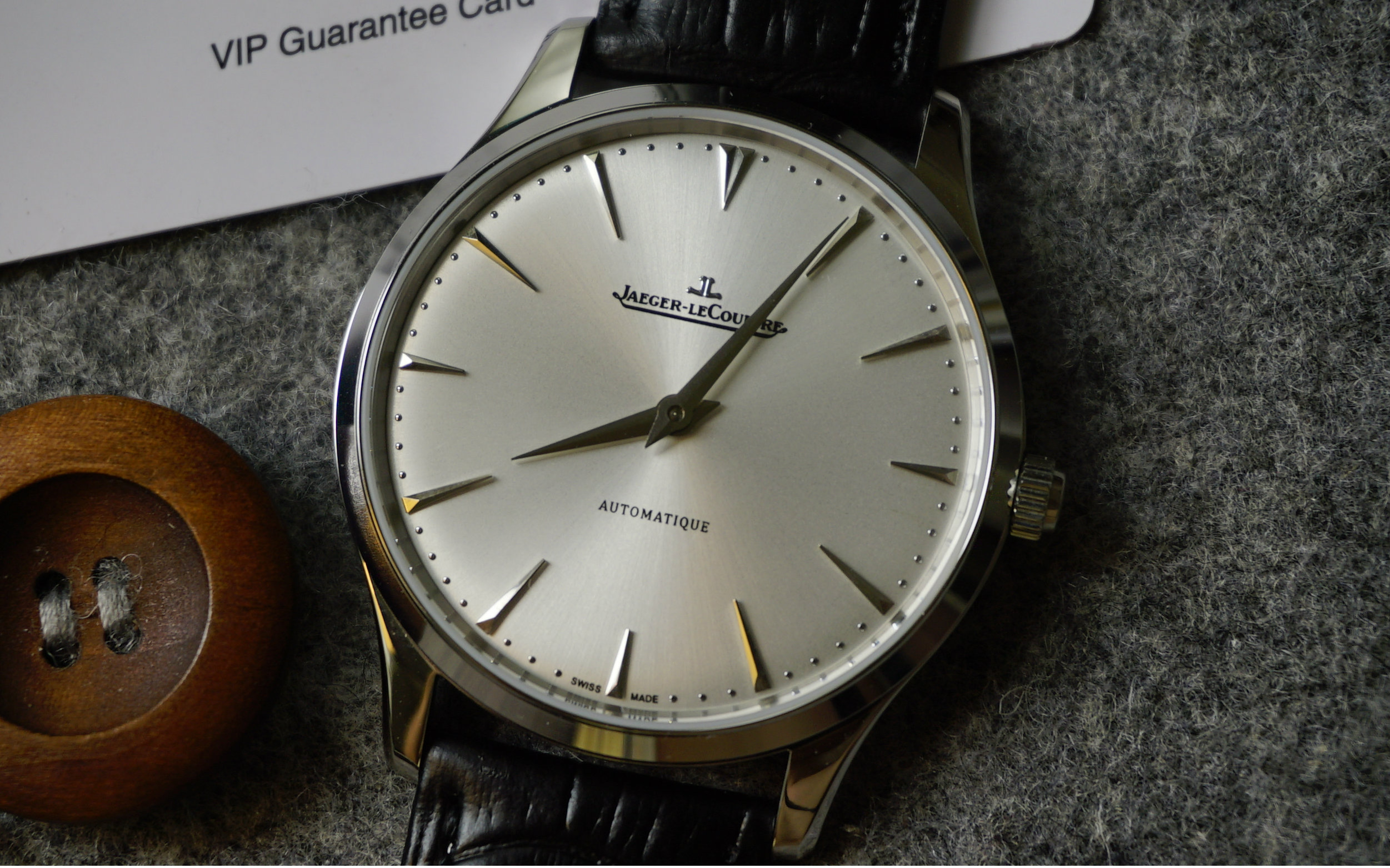 【vingo私人定制】jaeger-lecoultre积家 超薄大师系列 放射纹盘面