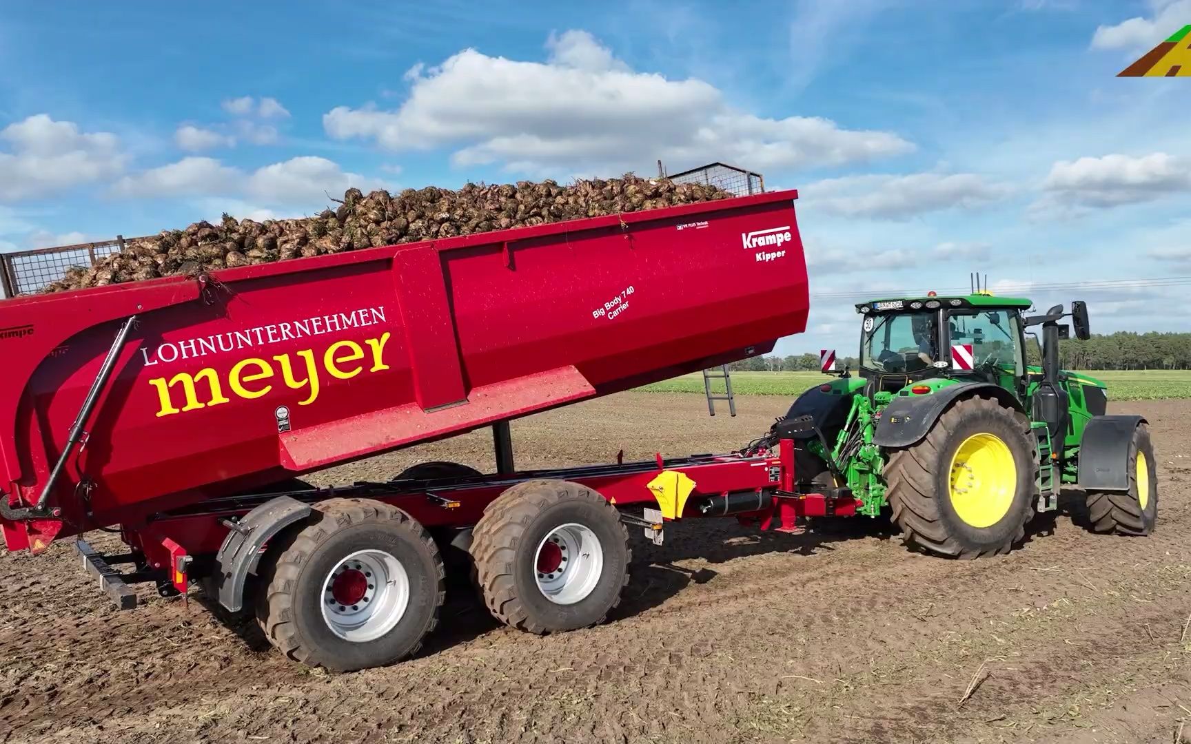 甜菜收穫 2022 grimme rexor 630 收割機 收穫甜菜提升農業承包商