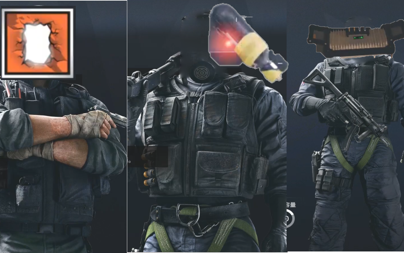 彩虹六号 真真正正关于新手的教程 热切 毒气 wifi_哔哩哔哩 (゜-゜)