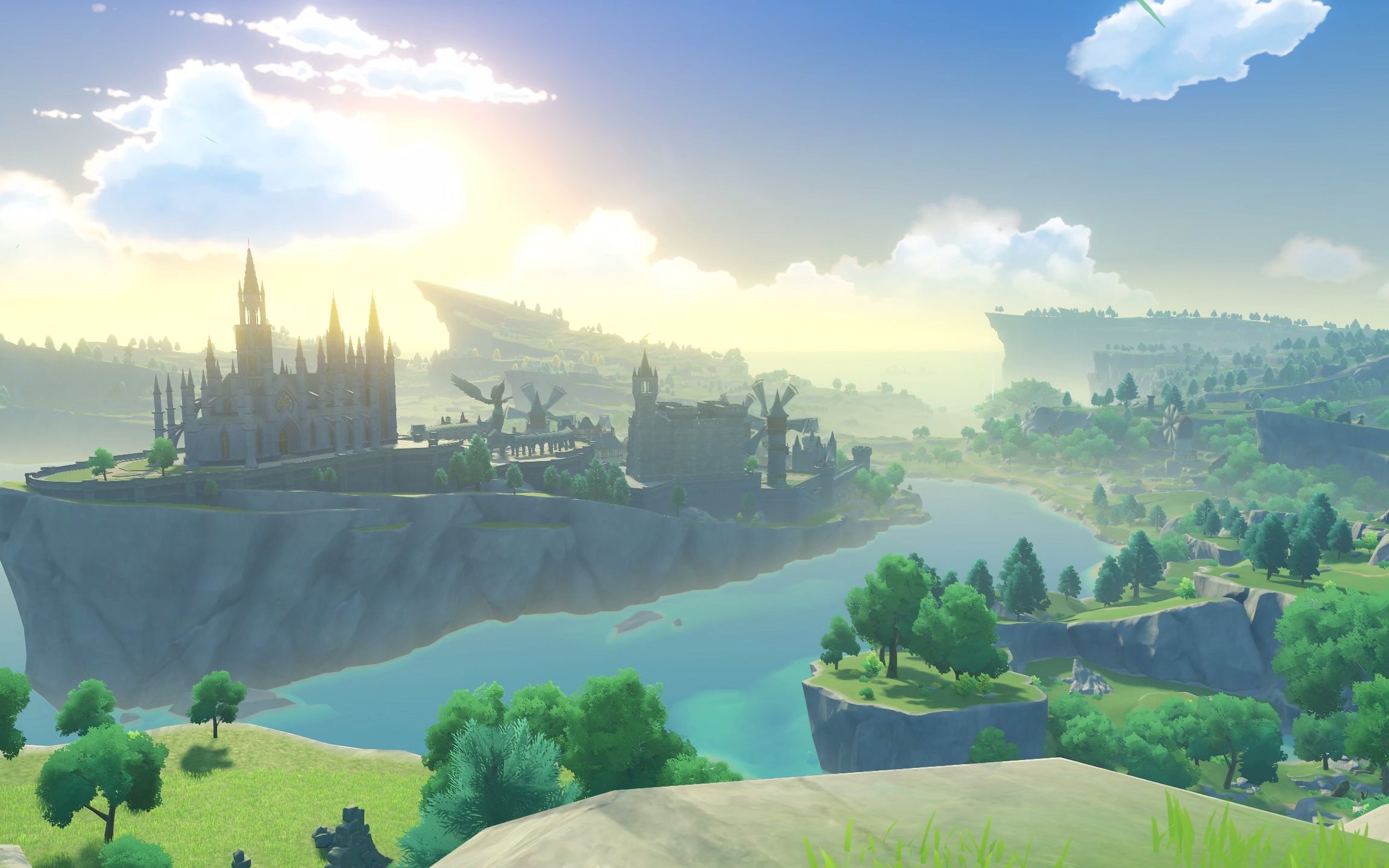 提瓦特24小时 - 蒙德篇no.8奔狼领视角下的蒙德城_手机游戏热门视频