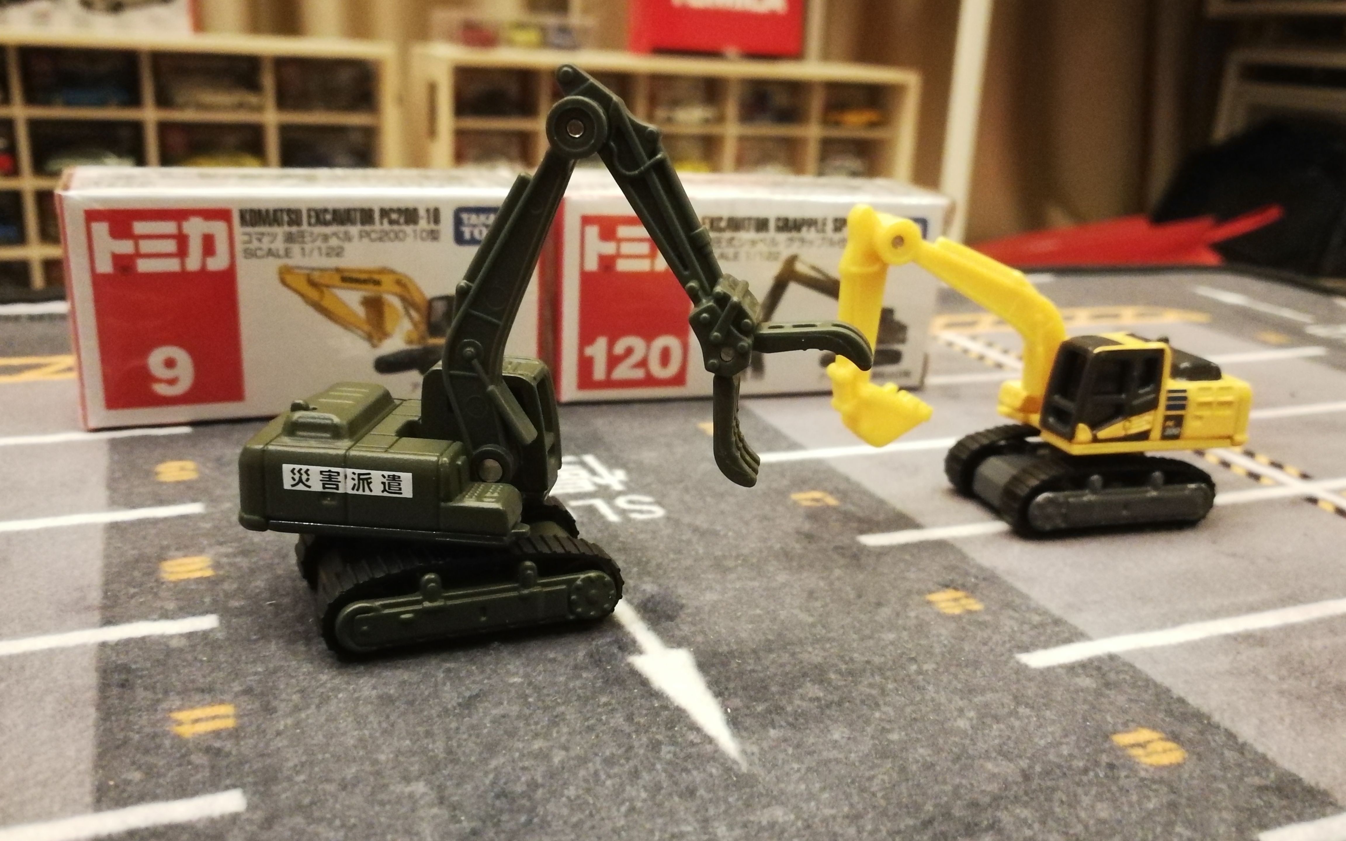 [图]【多美卡红白盒】#120 EXCAVATOR GRAPPLE SPEC（KOMATSU PC200-10）|当挖掘机有了改装套件