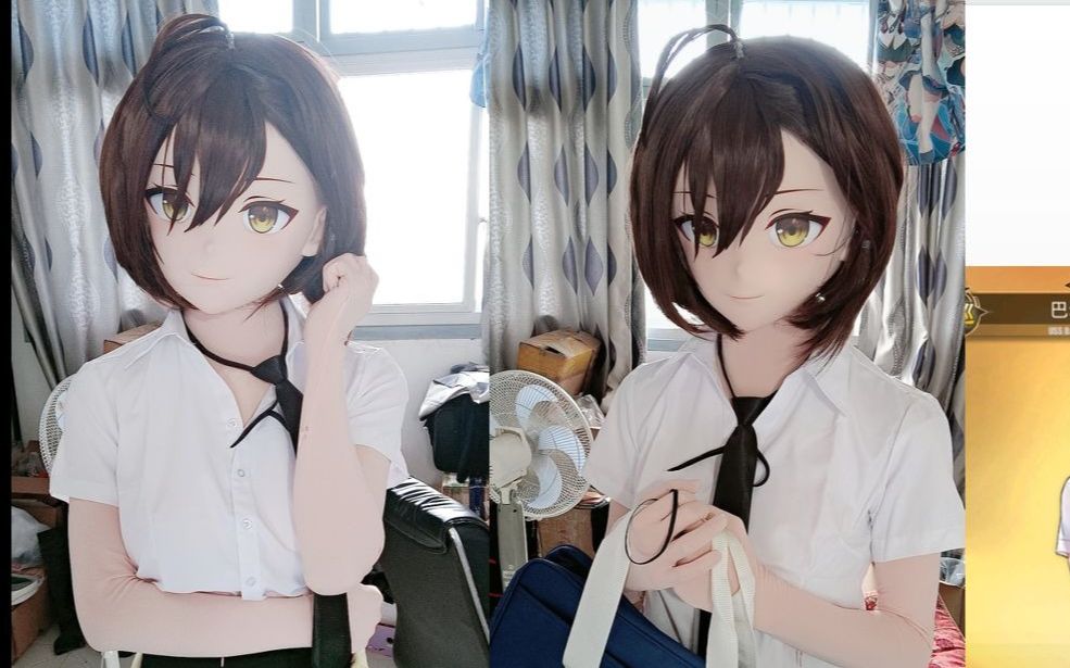 巴尔的摩kigrumi女装直播妈妈突袭房间敲门惊魂未定