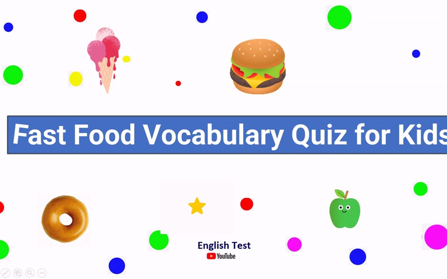 [图]快餐词汇Fast Food Vocabulary Quiz for Kids