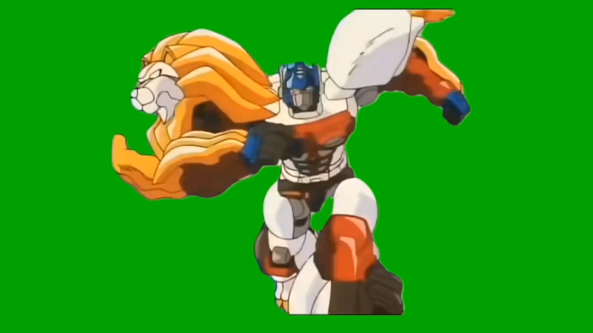 正在奔向宇宙尽头的白狮擎天柱.gb素材