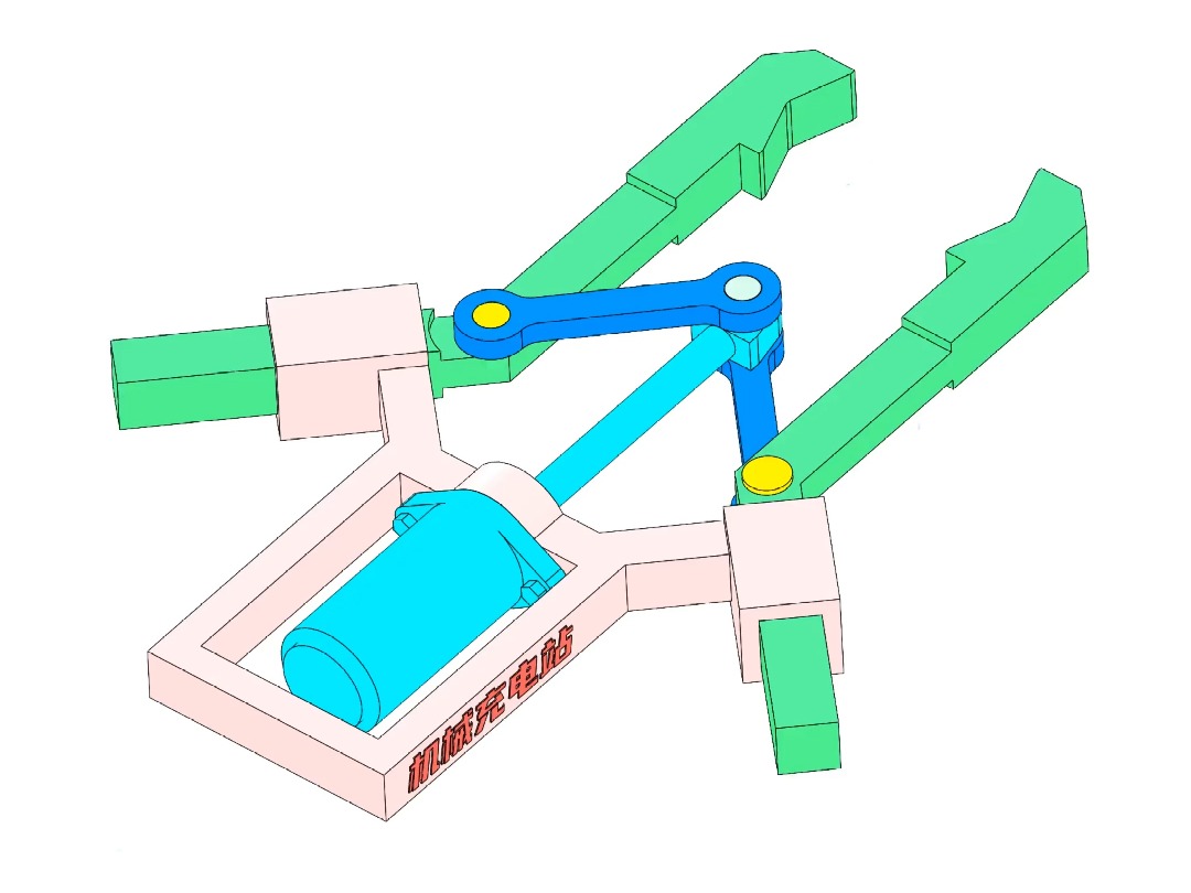 夹爪机构原理动画哔哩哔哩bilibili