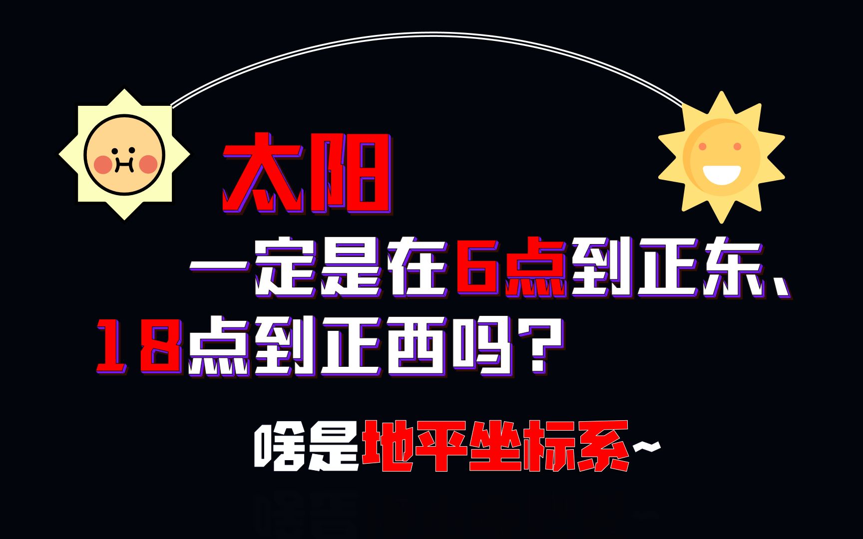 太阳几点到正东、正西——地平坐标系哔哩哔哩bilibili