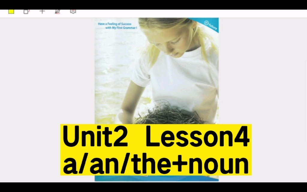 [图]Unit2,Lesson4 我的第一本语法书2 a/an/the+noun