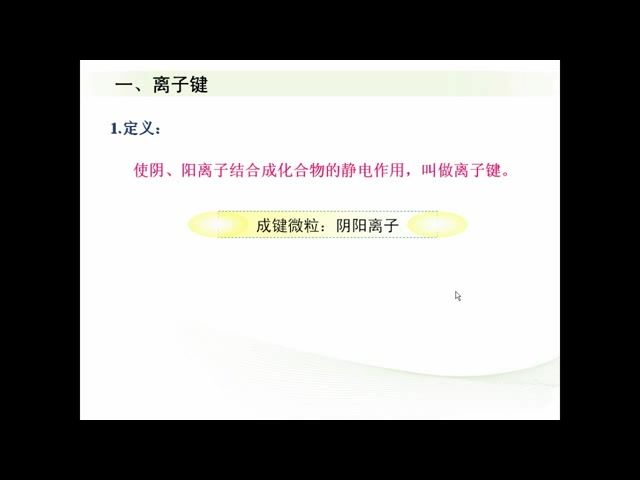 高中化学实验 离子键的定义及形成哔哩哔哩bilibili