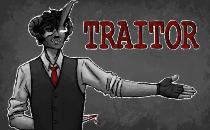 [图]【Among Us 手书】“TRAITOR”（中英）