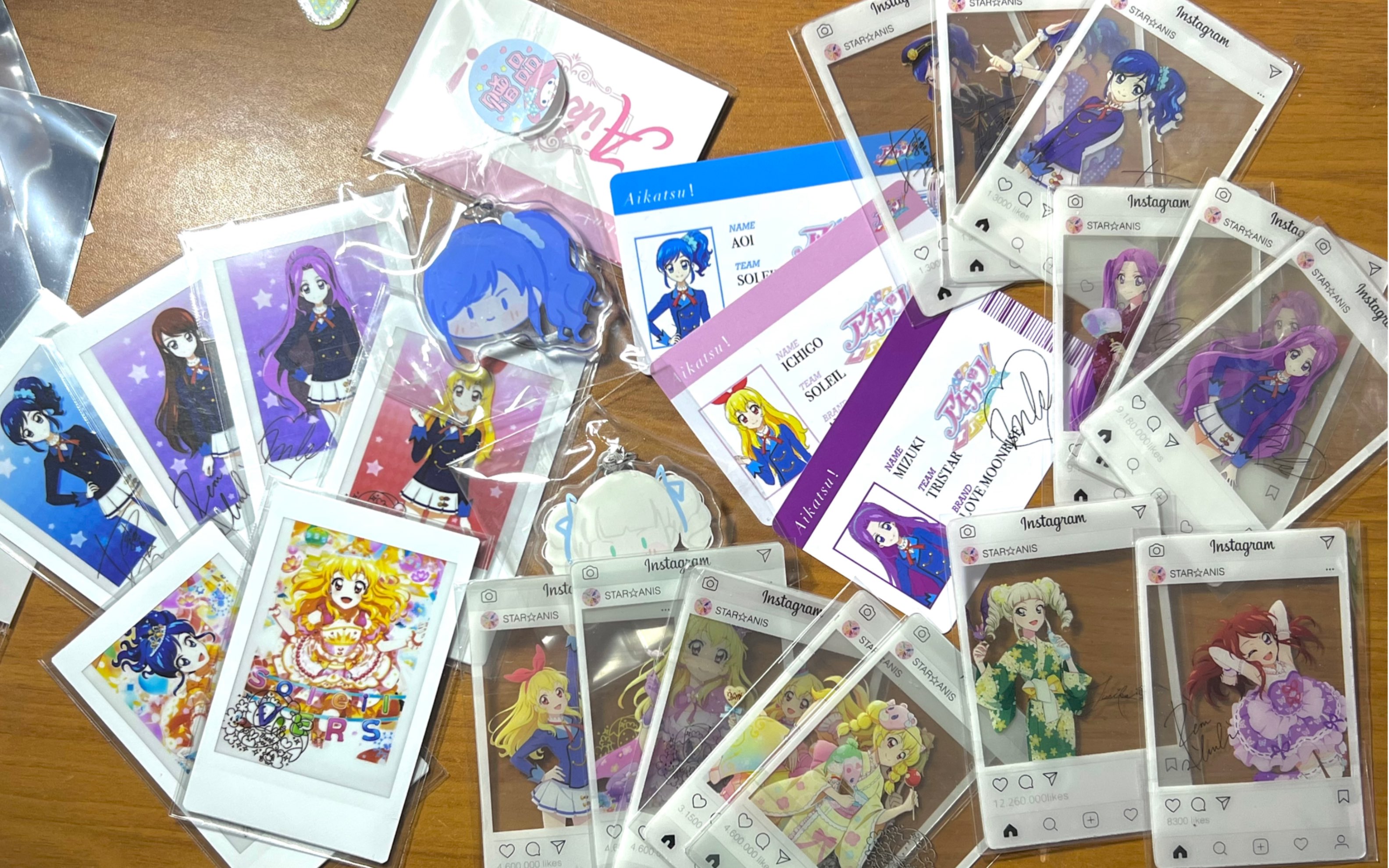 偶像活动同人周边开箱