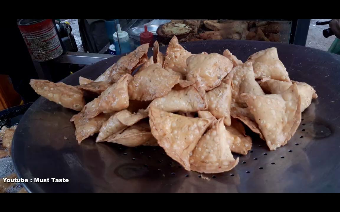 巴基斯坦街头小吃【油炸三角】