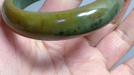 岫玉河磨玉手镯