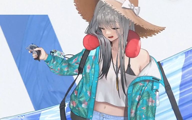 【胜利女神 nikke】泳装普琳玛全身立绘展示