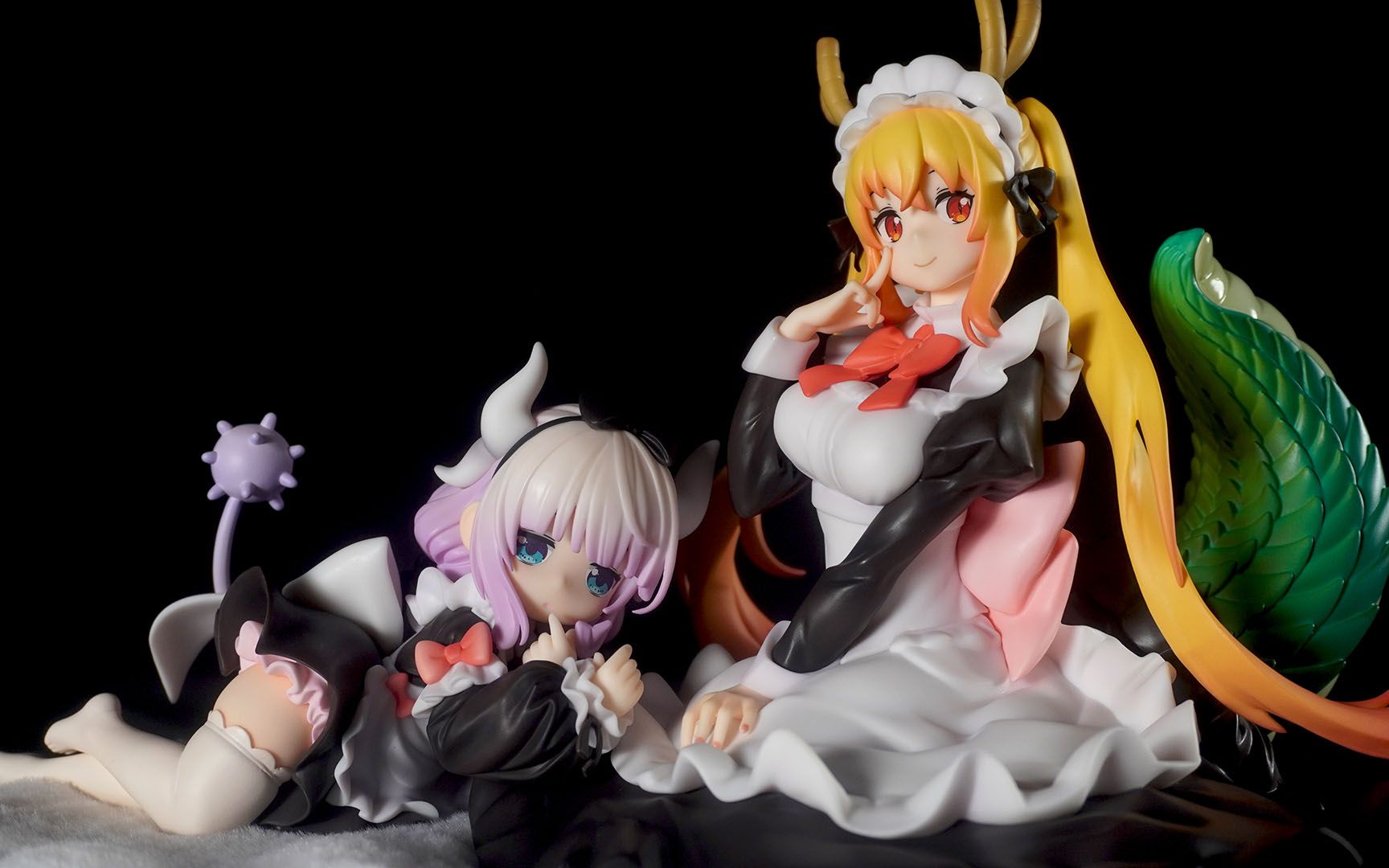 大尾巴的龙娘!共鸣gong 小林家的龙女仆 托尔&康娜手办开箱