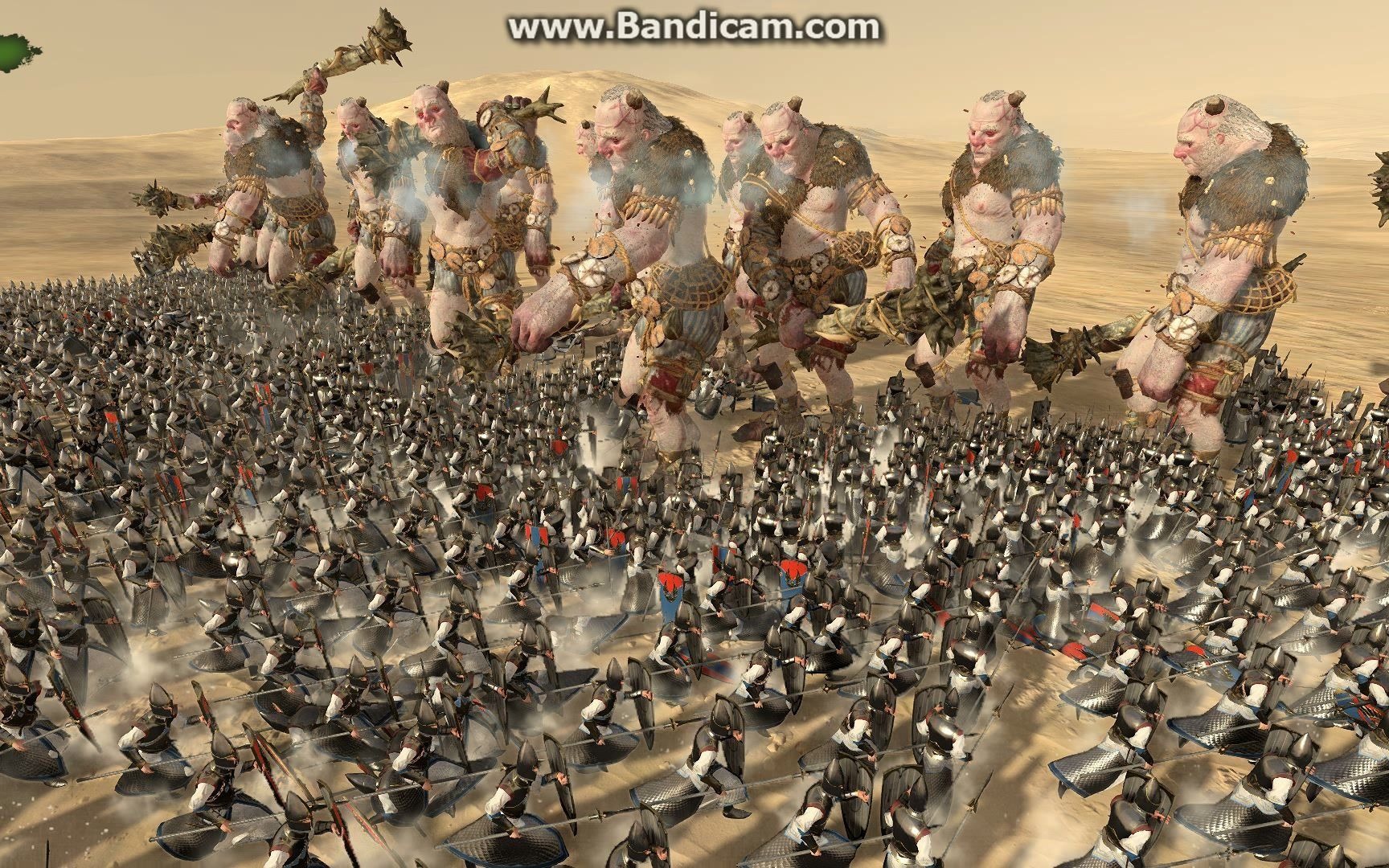 二十诺斯卡巨人vs十倍规模长矛兵