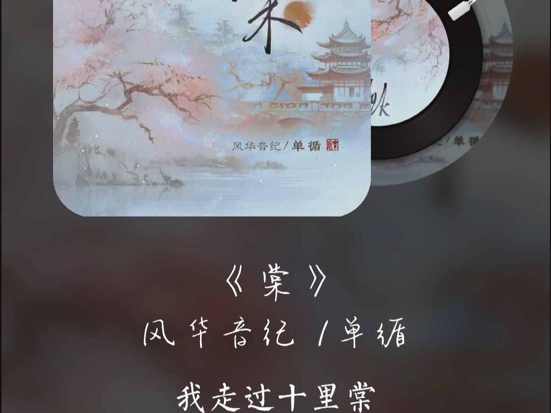 小众音乐推荐《棠》哔哩哔哩bilibili