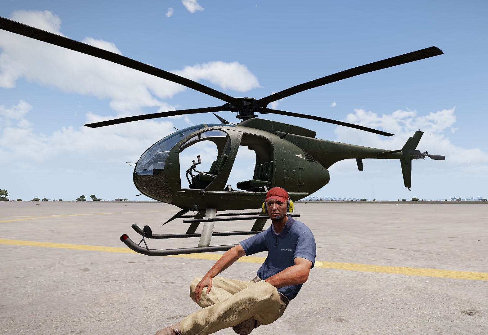 杂鱼的零基础arma3直升机教程 p1.3-从上机到坠机-基础按键