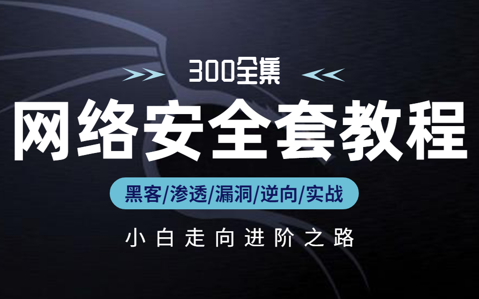 你还没入门黑客 也许是缺一套专业的教程!网络安全渗透测试零基础小白入门到实战精通300集持续更新~哔哩哔哩bilibili