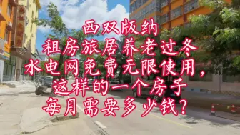 Download Video: 西双版纳租房旅居养老过冬，水电网免费使用，这样房子每月多少钱