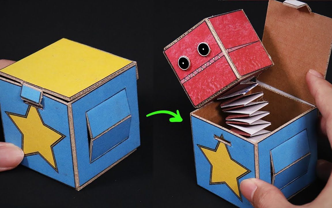纸板自制小型双人游戏图片