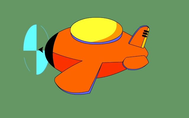 飞机动画 flash animate 制作