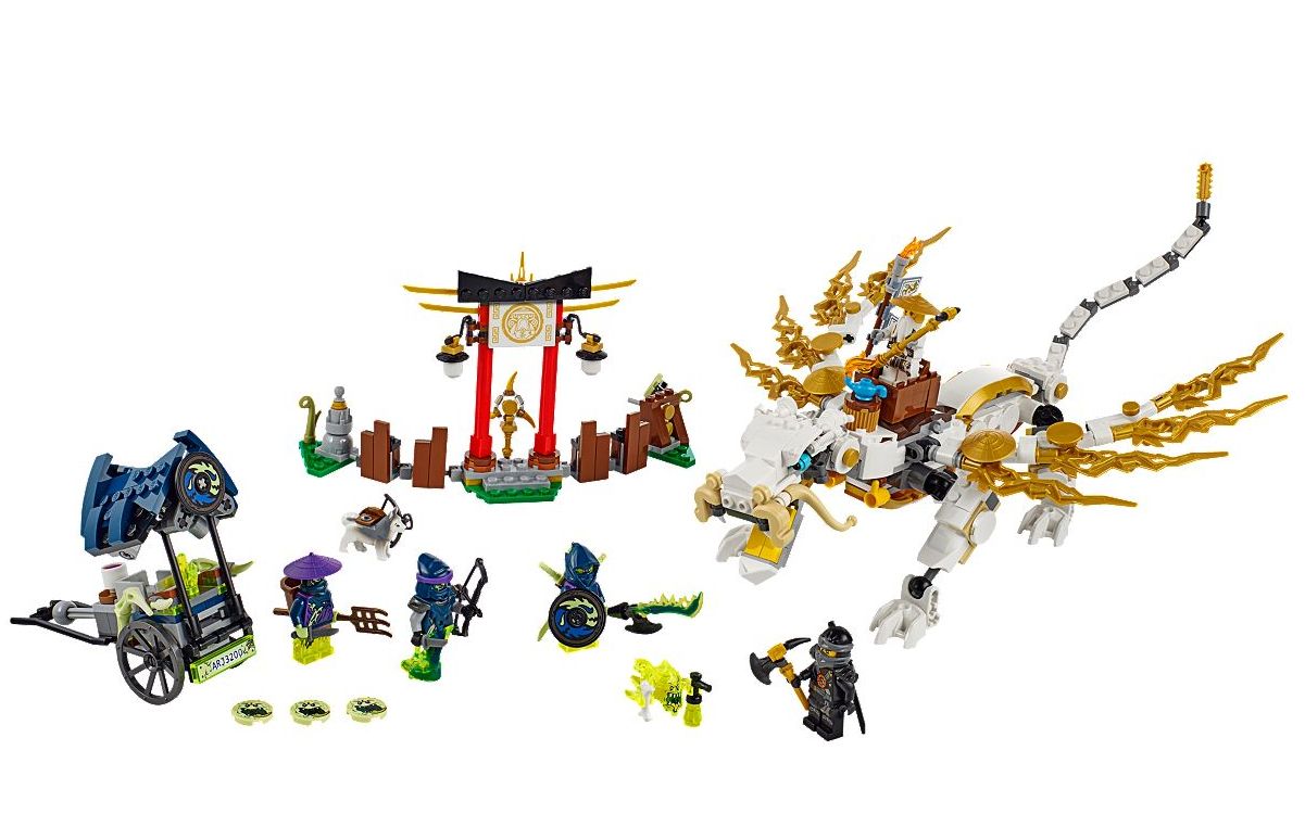 乐高 lego 70734 幻影忍者 吴大师的白色神龙 速拼评测