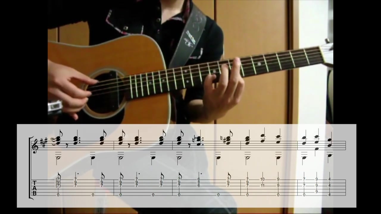 [图]Waltz for Zizi Guitar Cover with Tabs [COWBOY BEBOP]