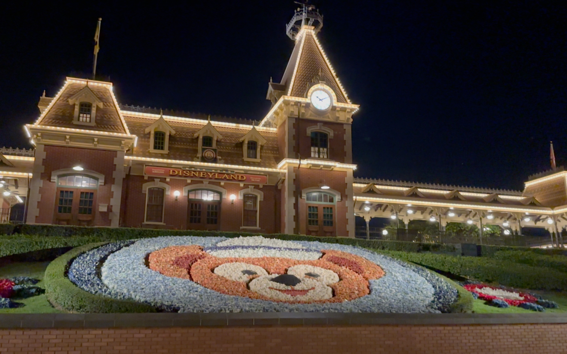 香港迪士尼的花坛