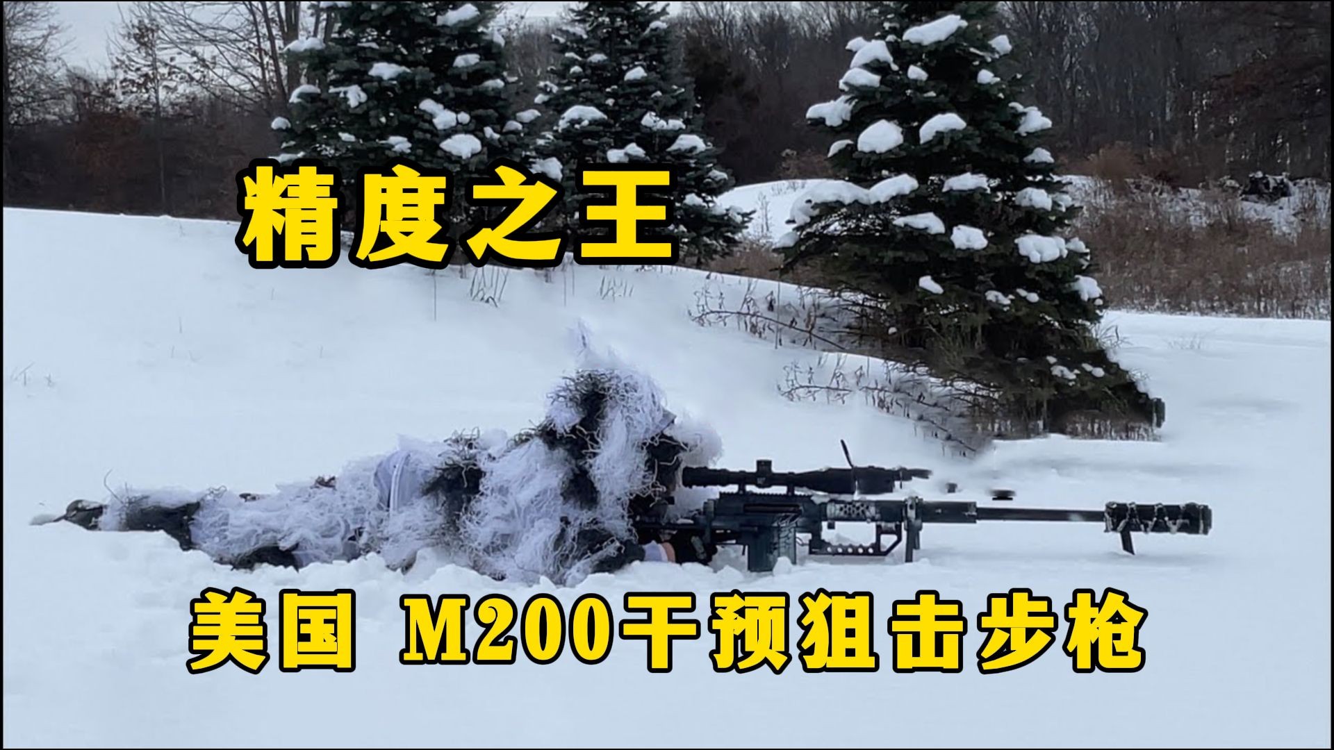 狙击精度之王!CheyTac M200干预狙击步枪有多强?哔哩哔哩bilibili