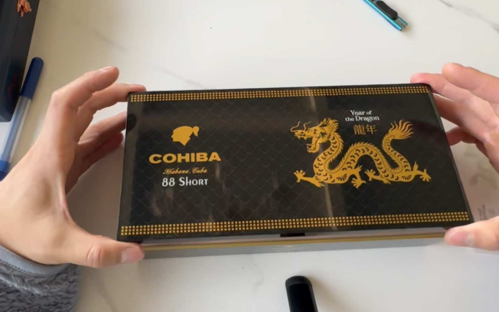 高希霸龙年短号开箱,还有周边产品