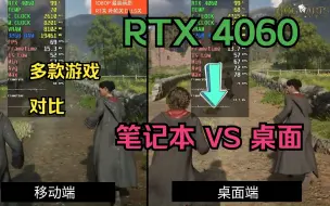 Télécharger la video: RTX 4060 笔记本移动端 vs 桌面端，差别有多大？