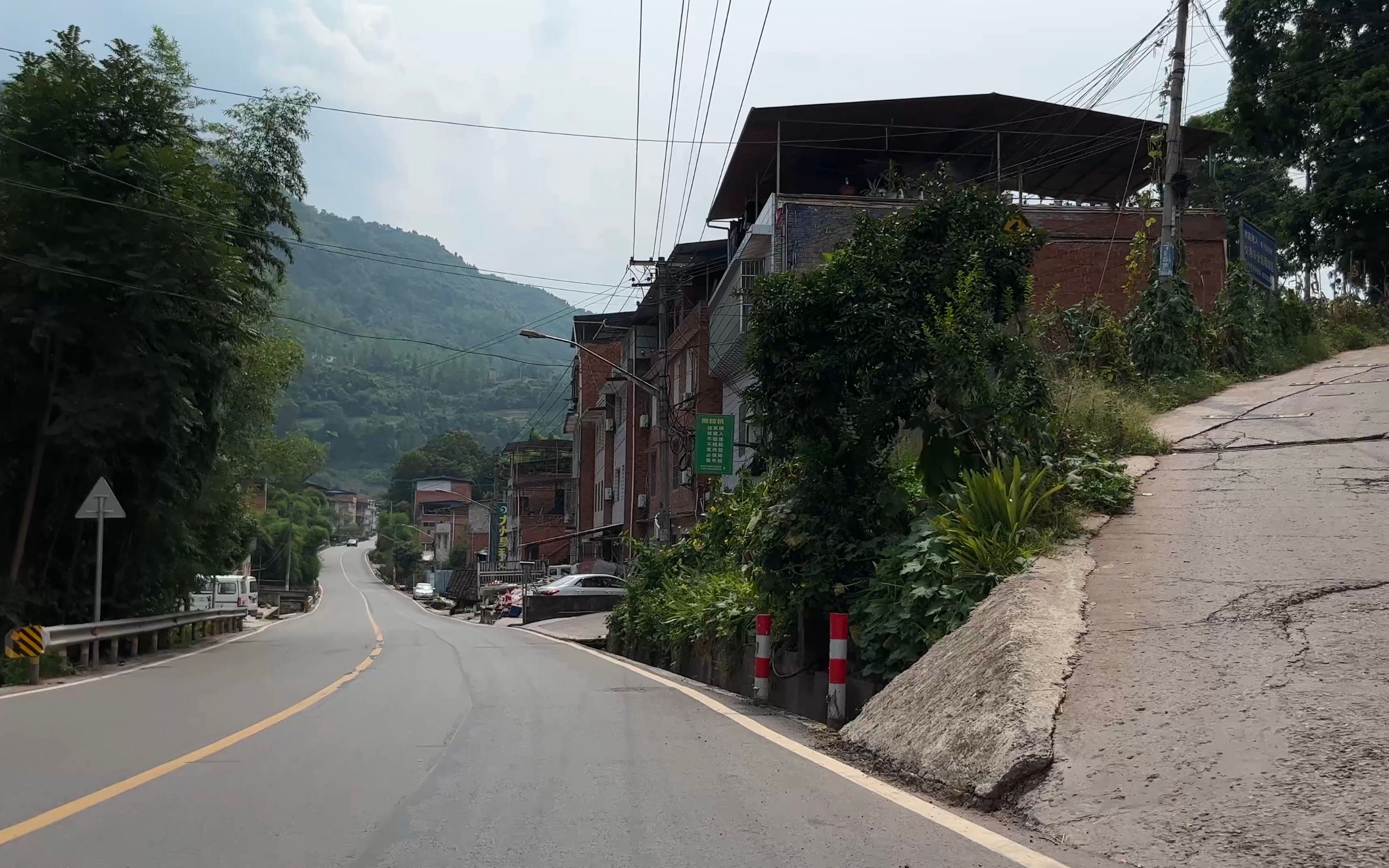 s3ep910 骑行 重庆 万州区 g318 1872 途经李河镇 驼峰路段