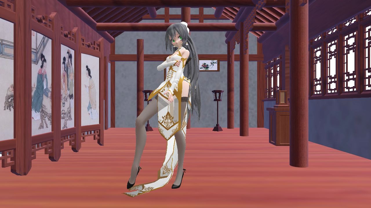 凤凰旗袍洛天依 masked bitch