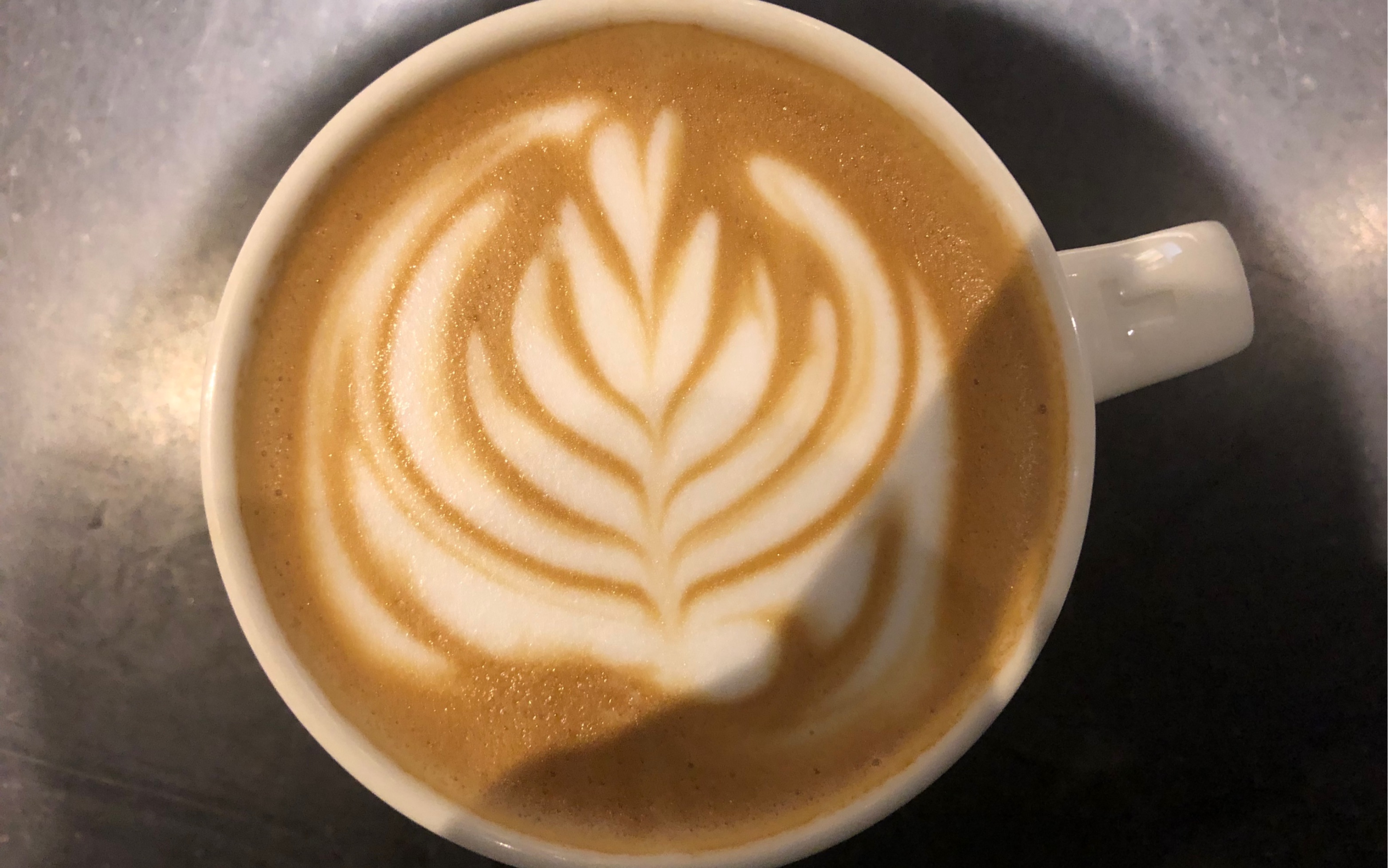 拿铁拉花练习分享-反推郁金香