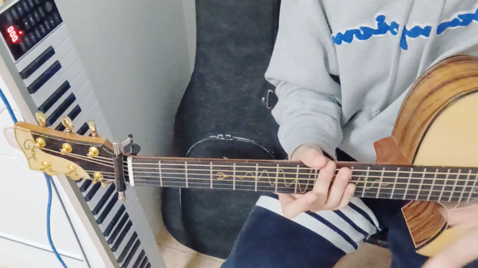 改编指弹:snigellin-sakura tears,第一次与鼓机互相碰撞