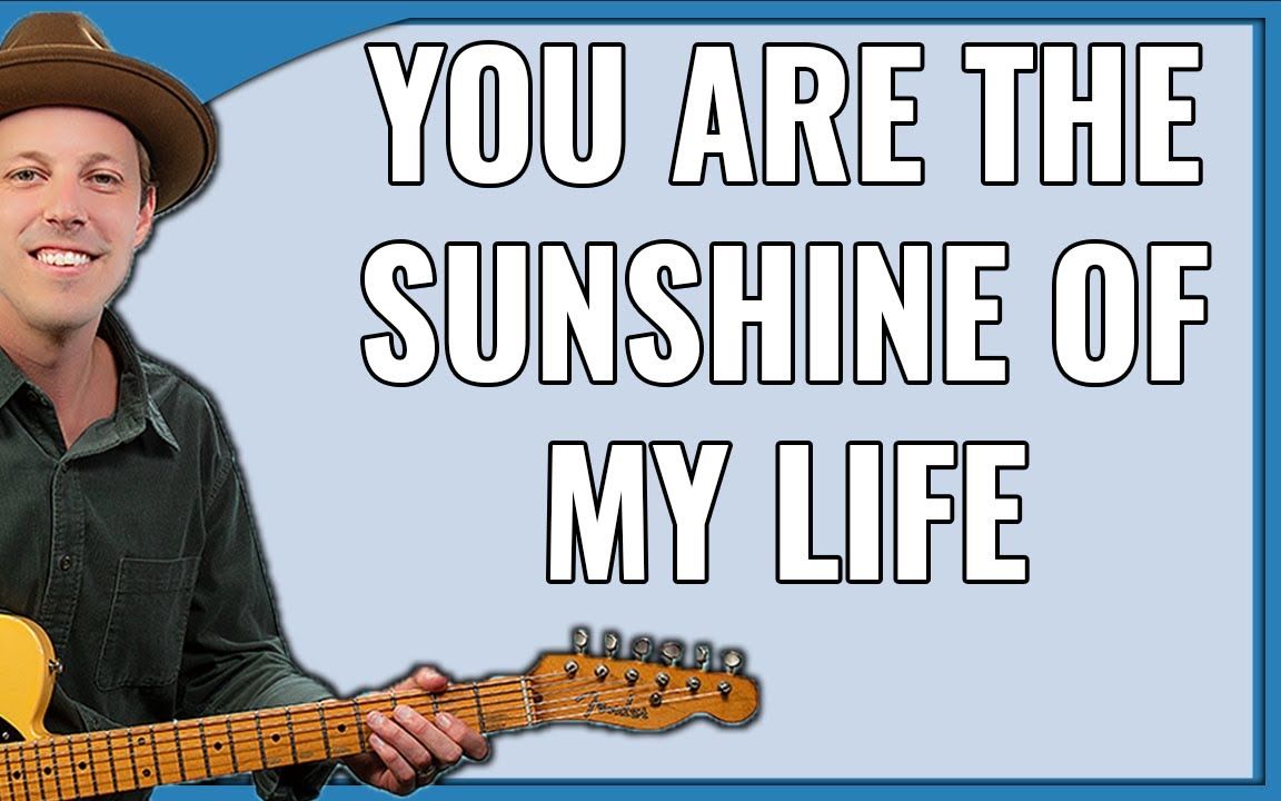 [图]【吉他教学】You Are The Sunshine Of My Life - Stevie Wonder